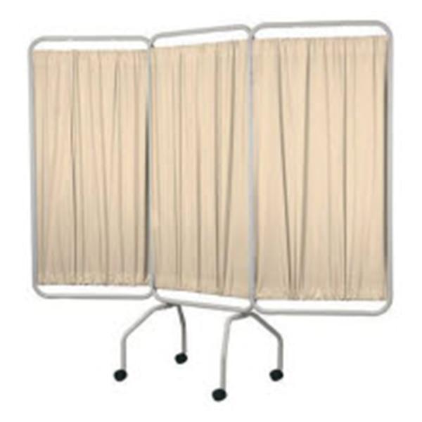 Winco Screen Privacy Steel 69x82 3 Panel Fawn Ea