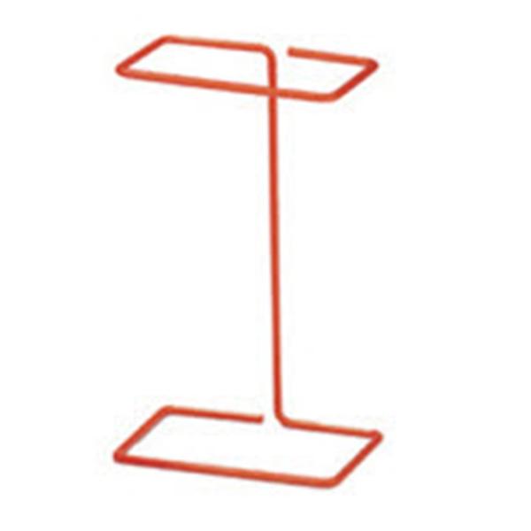 Bel-Art Products Holder Biohazard Bag Poxygrid 3-3/8x5x8-1/2" Wr Orange Ea