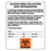 Phlebotic Label White/Black Text 3x3-5/8" 24 Hour Urine Collection 250/Rl