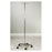 Clinton Industries Pole IV Economy 46-83" Chrome/Aluminum Ea