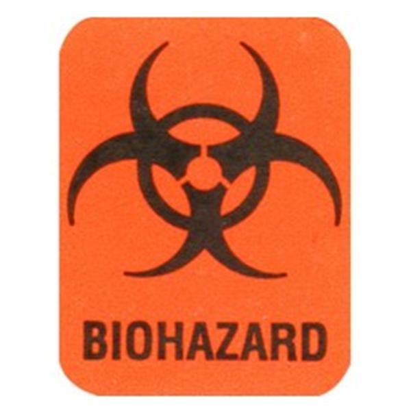 Phlebotic Labels Biohazard Warning 1.75x2.75 1000/Pk 1000/Pk