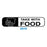 Health Care Logistics Label Take with Food English 1-5/8x3/8" Adhesive White 1000/Rl