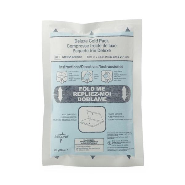 Medline Industries  Pack Cold Deluxe Instant Disposable Blue 6.25x9" 24/Ca