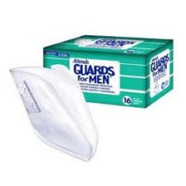 Attends Healthcare Products Guard Attends Adult Male OSFA 8.5x10.25" Light White 4x16/Ca