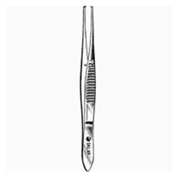 Sklar Instruments Forcep Tissue Iris 4" Straight 1x2 Teeth Stainless Steel Ea