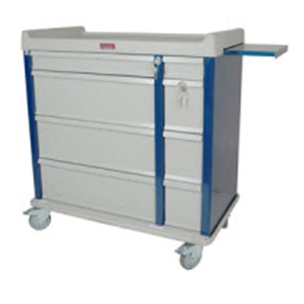 Harloff Manufacturing Cart Medication OptimAL Line 45-3/4x43x23-1/2" 4-5"Swvl Cstr Ea