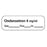 TimeMed a Div of PDC Label Ondansetron 4mg/mL Anesthesia 1-1/2x1/2" Perm White 600/Rl
