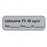 TimeMed a Div of PDC Label Lidocaine 1% 10mg/mL Anesthesia 1-1/2x1/2" Perm Gray 600/Rl