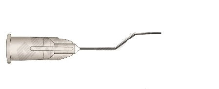 Eagle Labs Nucleus Hydrodissection Bobbitt Cannula - Nucleus Hydrodissection Bobbitt Cannula, Double Angled, 27G x 1" - 116-27