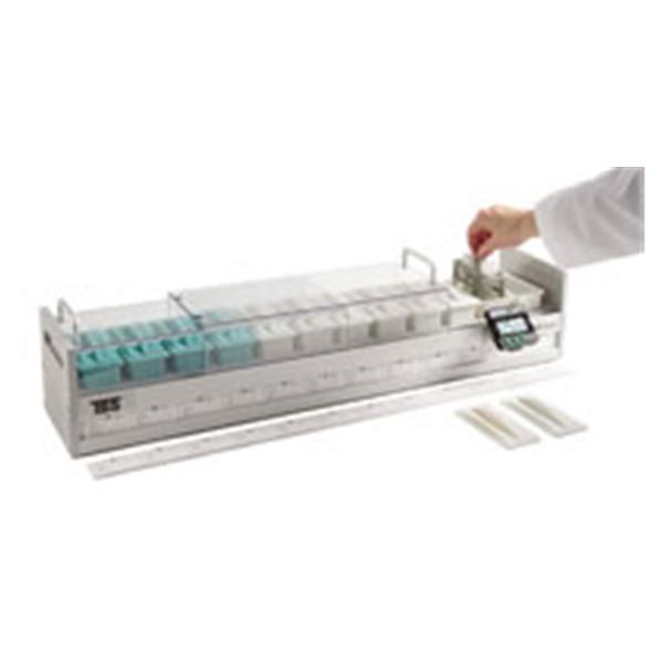 General Data Company ShurStain Manual Stainer Rack 12 Position w/ 8 Wht 250 Wlls Ea