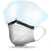 Pro2 Solutions Combination Mask Earloop Cranberry Repel Silver 25/Bx
