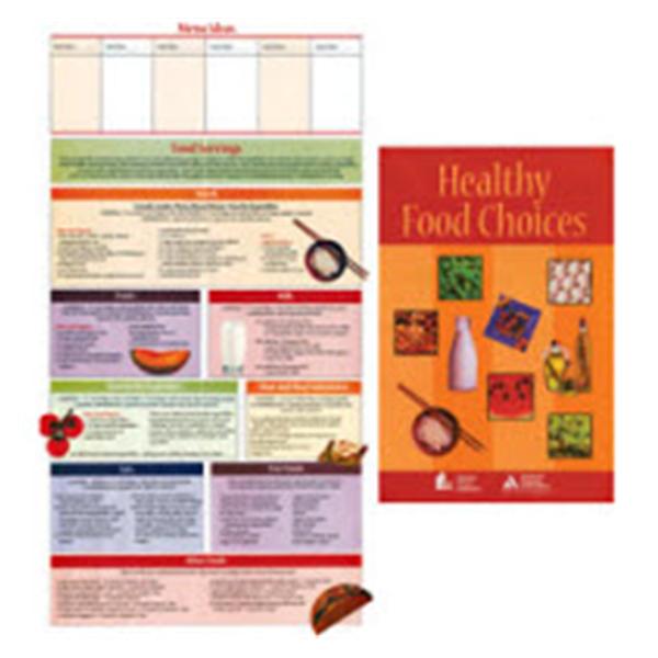 Nasco Company Handout Pocket Hlthy Fd Chcs:Fldout Ml Plng Tl 25/Pk