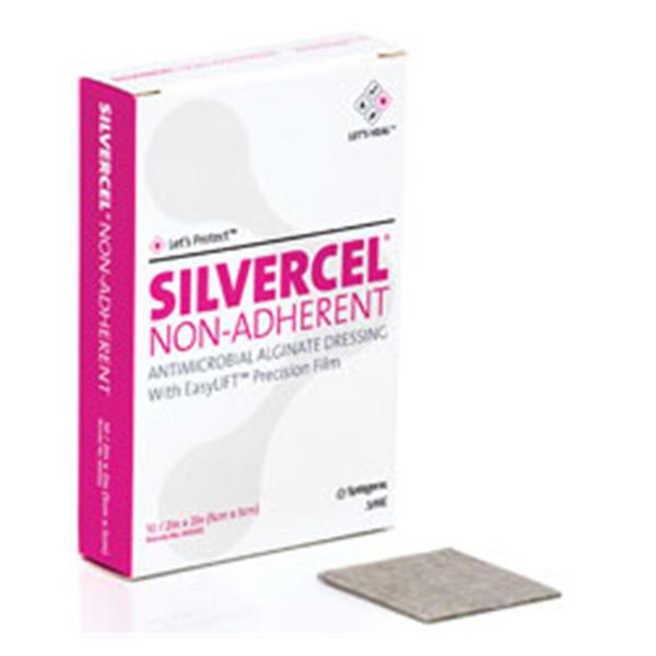 Systagenix Wound Management Dressing Gz Silvercel Hi G Alg 2x2 12Pl Strl Wht Hi Abs LF 50/Bx