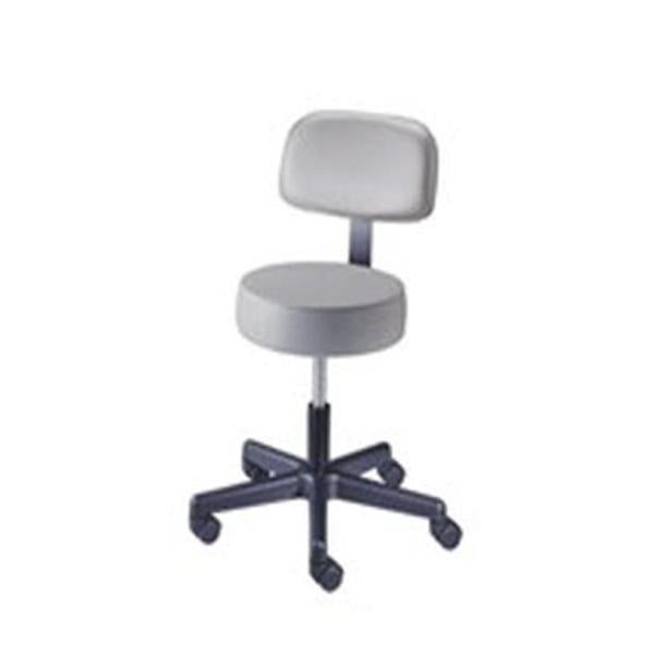 Brewer Company Stool Exam Value Plus Alabaster Casters Backrest 5 Leg Ea