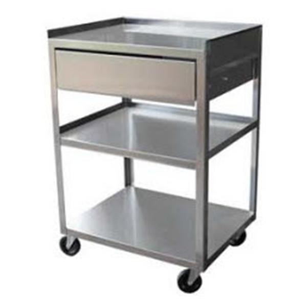 Ideal Medical Cart Utility 16x21x30" 3" Swivel Casters Ea
