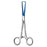Sklar Instruments Forcep Tenaculum Schroeder 10" Flat Tip SS/Blu Ct Ea