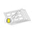 IFS Filing Systems  Label Set POS System 3300/3400 1-5/8x15/16 End Tab Assorted 1/Pk