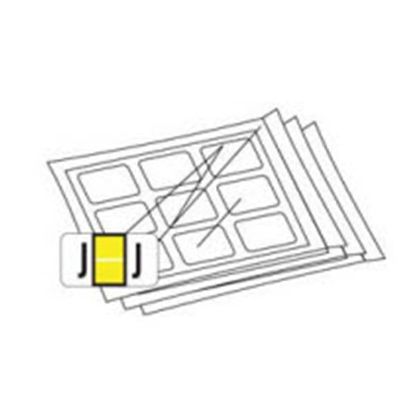 IFS Filing Systems  Label Set POS System 3300/3400 1-5/8x15/16 End Tab Assorted 1/Pk