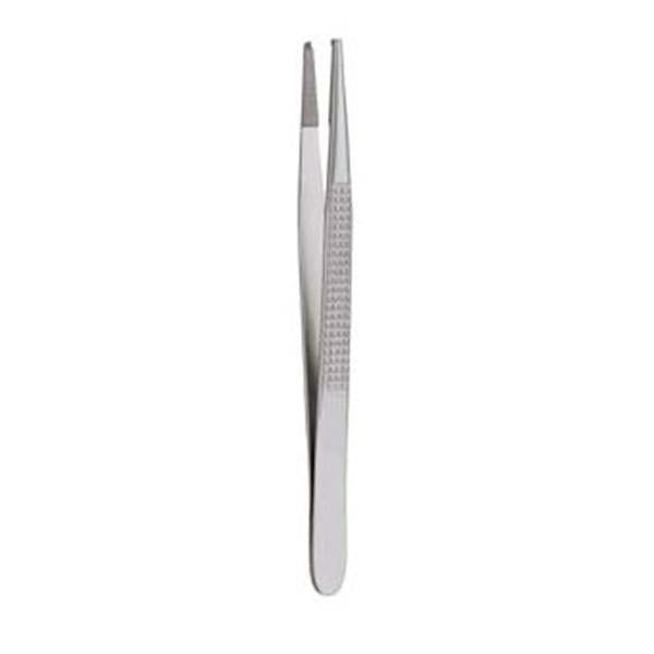 BR Surgical Forcep Tissue Bonney 7" Straight 1x2 Teeth Stainless Steel Ea