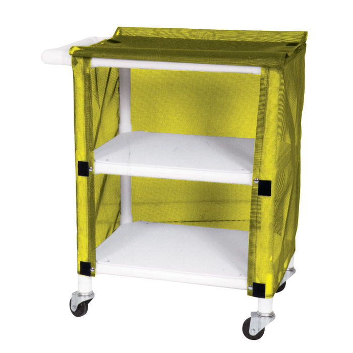 2-Shelf Linen Cart with Mesh or Vinyl Cover