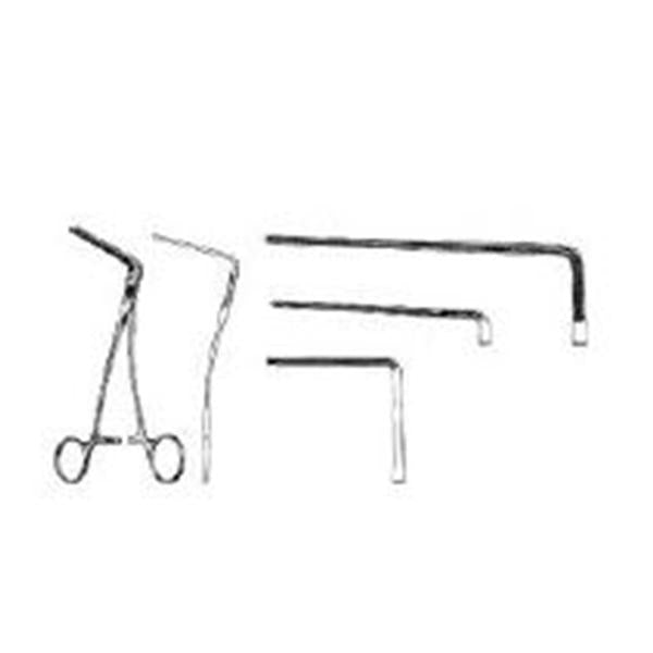 Miltex-Integra Miltex Clamp Bulldog Debakey 9" 4cm Jaw Angled Right Stainless Steel Ea