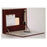 Wooden Mallet Desk Wall Fold Up 21x4x17 Mahogany Ea Ea