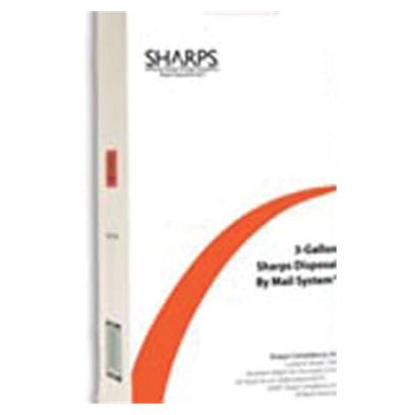 Sharps Compliance Box Replacement 3gal Red Ea