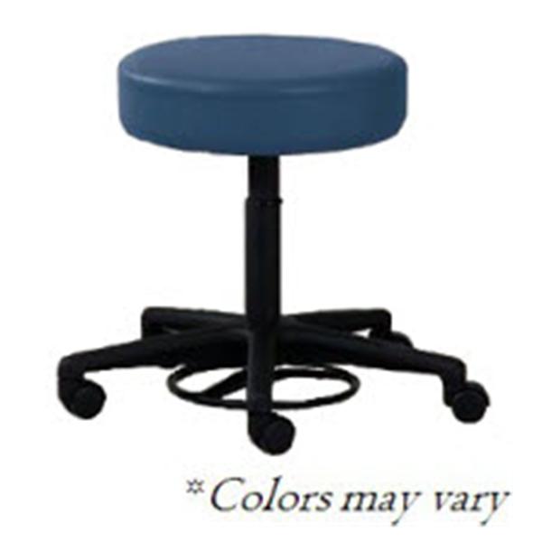 Clinton Industries Stool Exam Black 5 Leg/Casters Backrest Ea