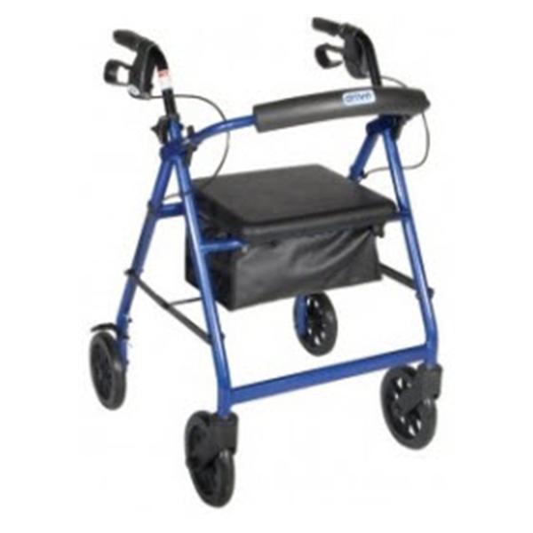 Drive Medical Designs Rollator Aluminum 300lb Capacity 8" Casters Ea