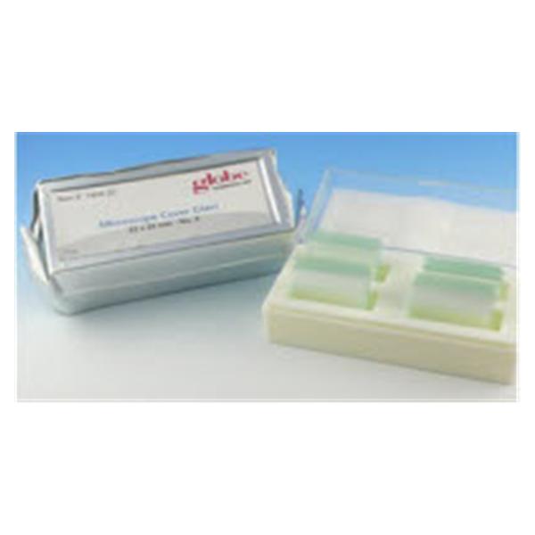 Globe Scientific  Microscope Cover Glass 22x22mm Uniform Surface 10/Pk
