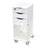 Tripp Cart Storage SlimLine 14-1/2x19-1/4x35" 4-3" Casters/2 Locking Ea