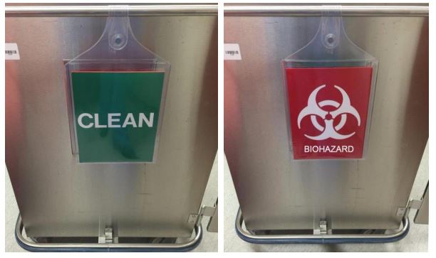 Healthmark Industries Clean & Dirty Reversible Signs - MAGNET, SEALED-REVERSIBLE, 5.5X8.5" - CD-2022