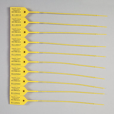 Yellow Pull-Tight Code Cart Seal