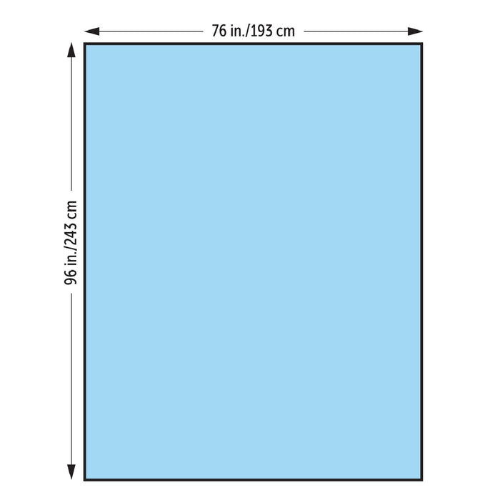 Halyard Surgical Drape Sheets - XL Drape Handi Bin, 76" x 96" - 47632