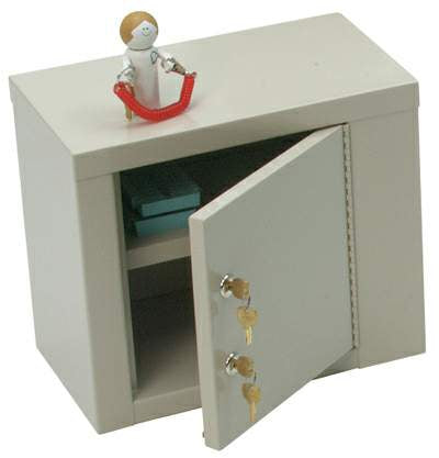 Single Door Double Lock Narcotics Cabinets