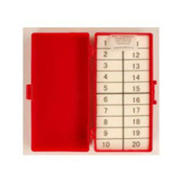 Xodus Medical Counter Needle 1/2 Foam Block 20 Count Red Sterile 64/Ca