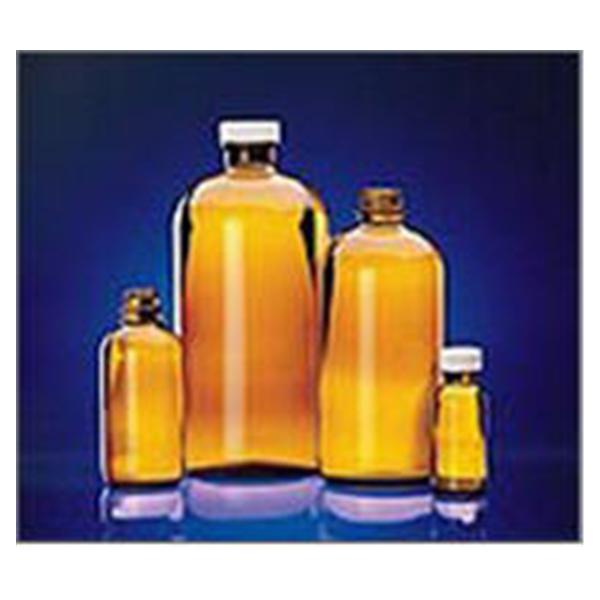Fisher Scientific  Bottle General Purpose Boston Fisherbrand Glass 2oz Amber 24/Ca