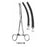 Miltex-Integra Miltex Forcep Hemostatic Rochester-Pean 8" Horizontal Serrated Crv SS Ea
