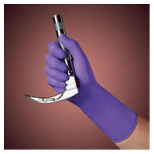 O & M Halyard Gloves Exam KC5 Pur Ntrl X-Tr PF Ntrl LF 12" Lg Strl Prpl 200/Ca