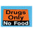 Health Care Logistics Label RX Only No Food Magnet 3-5/8x3 Adhesive Black/Orange Ea