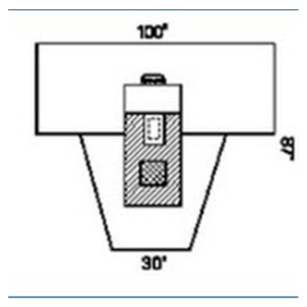 O & M Halyard Drape Cystoscopy Fenestrated 100x30x87" T-Style 20/Ca