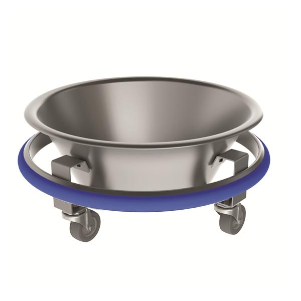 Mac Medical Bucket Kick Stainless Steel 8.5qt Ea