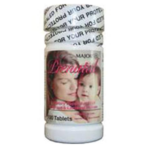 Major Pharmaceuticals Prenatal Vitamin Tablets 100/Bt