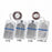 3M Healthcare Electrosurgical Grounding Pads, 1100 Series - Grounding Pads, Adult, Split, Uncorded - 1180