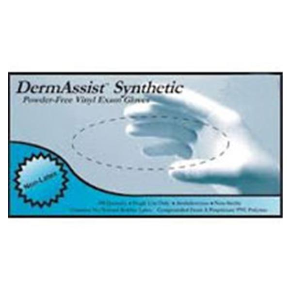 Innovative Health Care Gloves Exam DermAssist PF Vinyl Latex-Free Lg Clear 1000/Ca