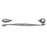 BR Surgical Curette Bone Volkman 8" Sharp Oval Round Tip Stainless Steel Ea