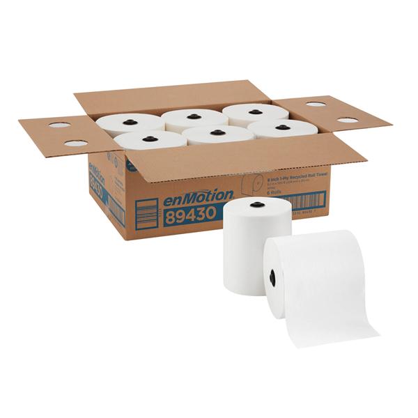 Georgia Pacific Towel Roll Roll enMotion 40% Recycled Fiber 8.25x700 White 6Rl/Ca