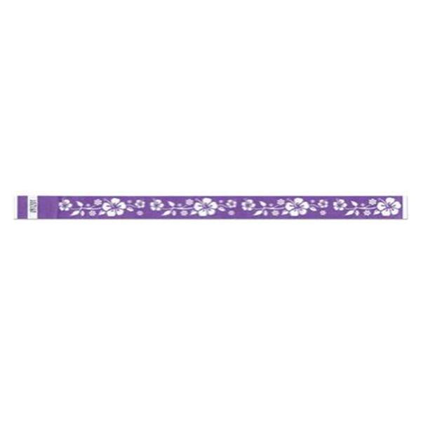 Precision Dynamics  Bracelet Identification Expressions Tyvek Purple 500/Pk
