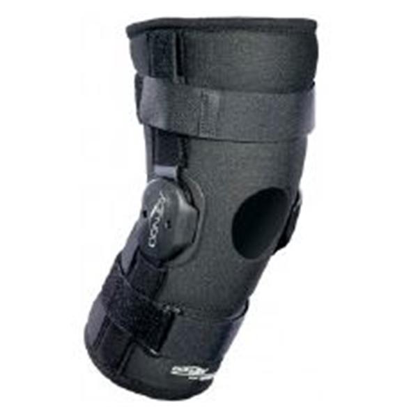 DJO Brace Wraparound Economy Adult Knee Drytx Blk Sz XL Universal Ea