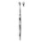 Sklar Instruments Curette Dermal Fox 5-1/2" Straight 3mm Oval Loop Tip SS Ea